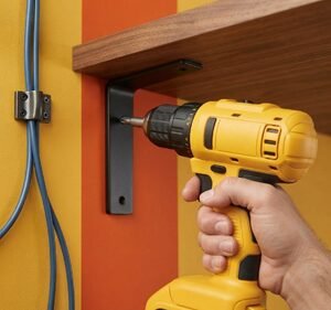 Shelves installation
