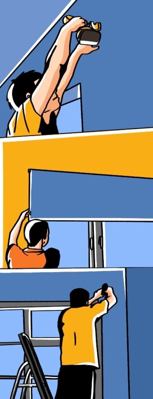 Blinds & curtains fitting