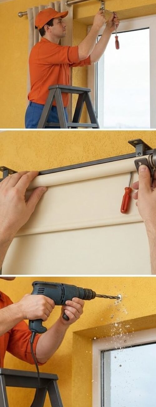Blinds & curtains fitting