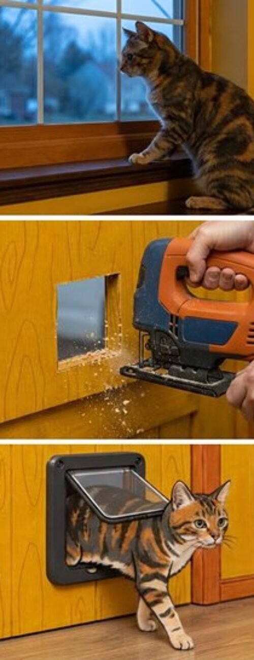 Cat Flaps fitting
