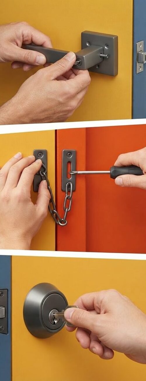 Locks, handles