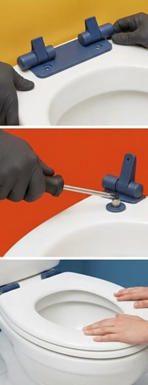 Toilet seats fitting