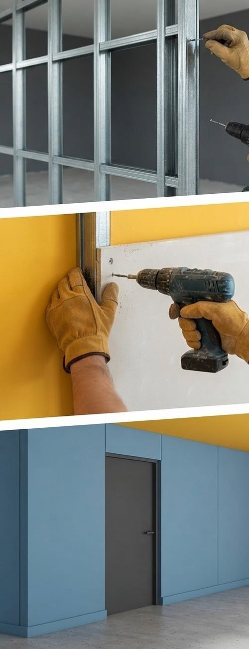construction of partition walls (1)